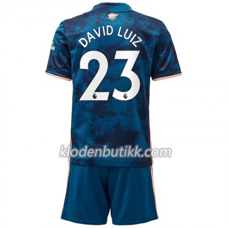 Arsenal David Luiz 23 Barn Tredjedraktsett 2020-2021 Kortermet (+ Korte bukser)